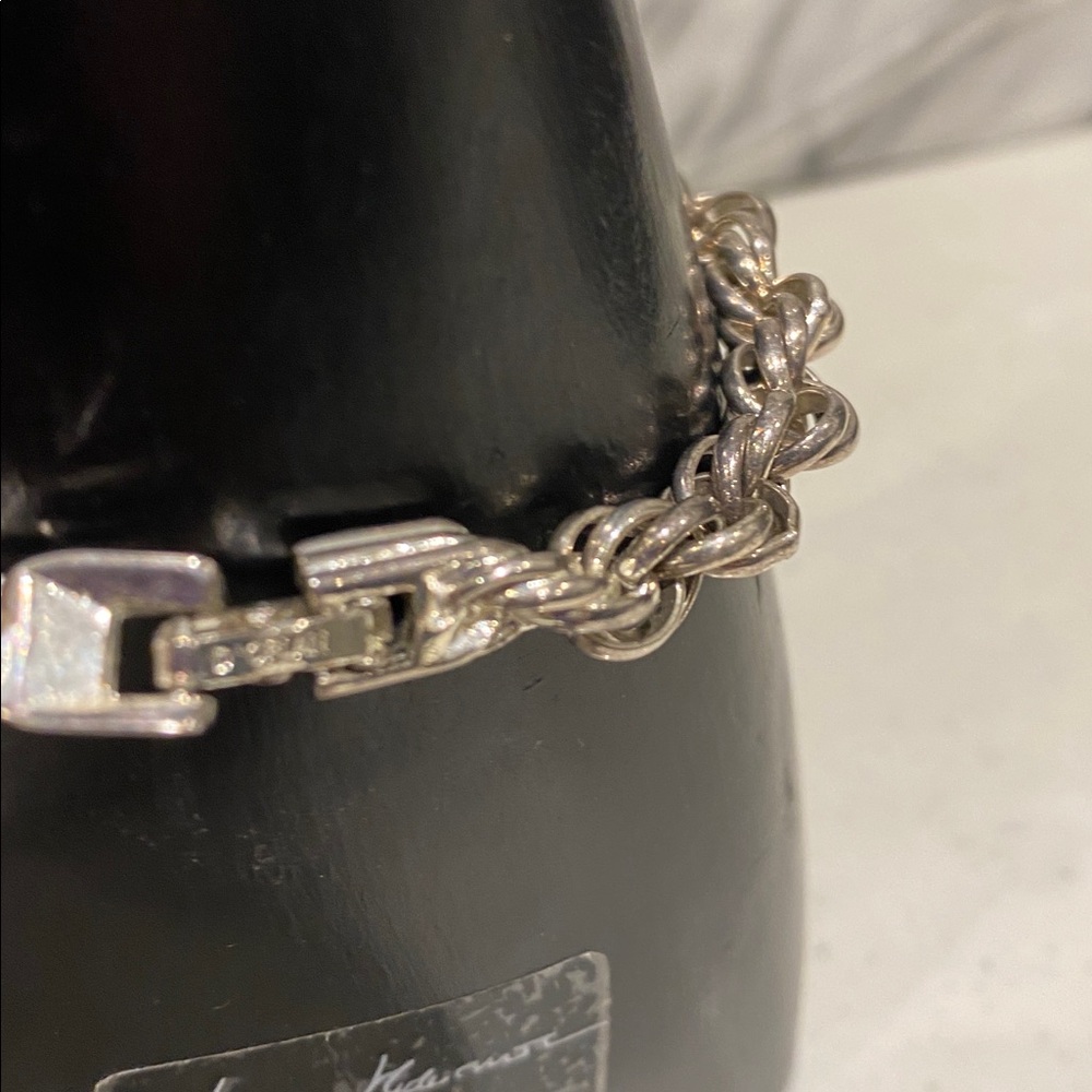 Silver D’Orlan Twisted Chain Bracelet - Picture 4 of 5